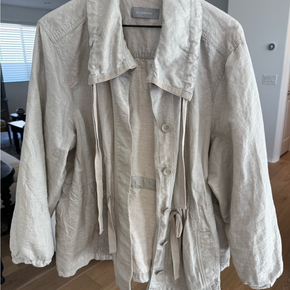 Liz Claiborne Women's Light Tan Utility Jacket